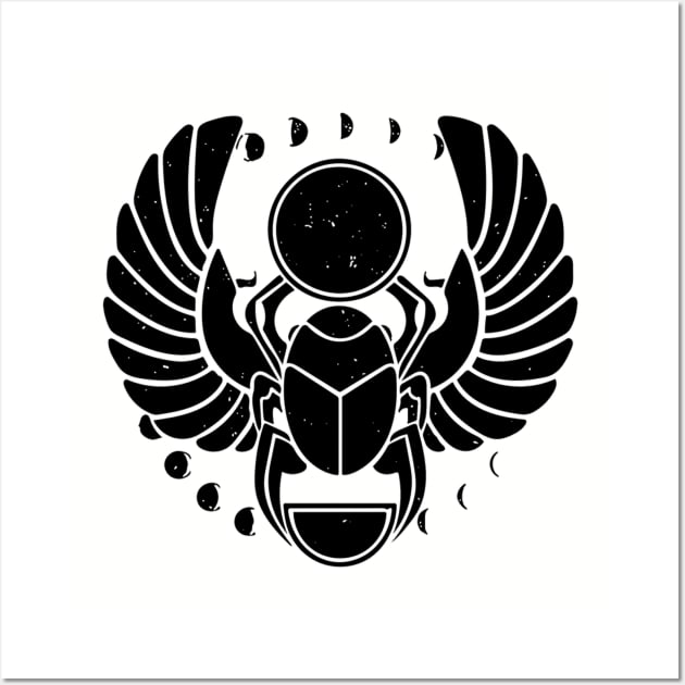 Ancient scarab Wall Art by obmik